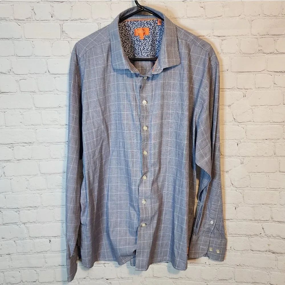 Men's TALLIA longsleeve button-down shirt, size XXL